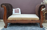 wooden bench couch